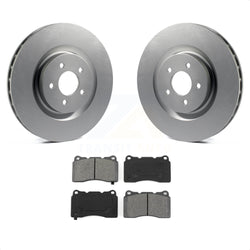 Front Coated Disc Brake Rotors And Semi-Metallic Pads Kit For Ford Mustang KGS-100103