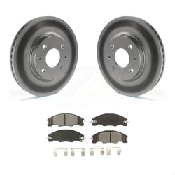 Front Coated Disc Brake Rotors And Semi-Metallic Pads Kit For 2008-2011 Ford Focus KGS-100108