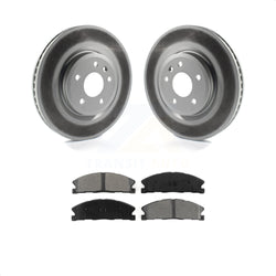 Front Coated Disc Brake Rotors And Semi-Metallic Pads Kit For 2013 Ford Explorer Sport With Heavy Duty Brakes KGS-100115