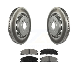Front Coated Disc Brake Rotors And Semi-Metallic Pads Kit For Ford Explorer Taurus Flex Police Interceptor Utility Lincoln Sedan MKS MKT Special Service KGS-100121