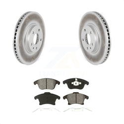Front Coated Disc Brake Rotors And Semi-Metallic Pads Kit For Ford Fusion Lincoln MKZ KGS-100122