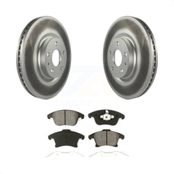 Front Coated Disc Brake Rotors And Semi-Metallic Pads Kit For Ford Fusion Lincoln MKZ KGS-100123