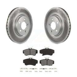 Front Coated Disc Brake Rotors And Semi-Metallic Pads Kit For Chrysler PT Cruiser KGS-100139
