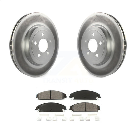 Front Coated Disc Brake Rotors And Semi-Metallic Pads Kit For Dodge Charger Chrysler 300 Challenger Magnum KGS-100152 by Transit Auto