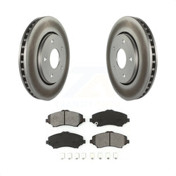 Front Coated Disc Brake Rotors And Semi-Metallic Pads Kit For Dodge Grand Caravan Chrysler Town & Country Journey Volkswagen Routan Ram C/V KGS-100161