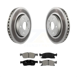 Front Coated Disc Brake Rotors And Semi-Metallic Pads Kit For Jeep Grand Cherokee Dodge Durango KGS-100167