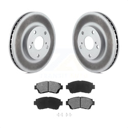 Front Coated Disc Brake Rotors And Semi-Metallic Pads Kit For Toyota Camry Sienna Avalon Lexus ES300 KGS-100184