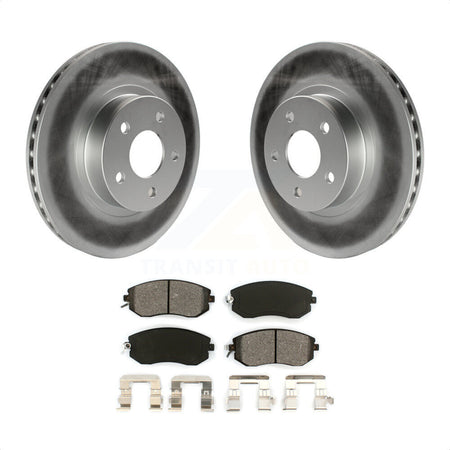 Front Coated Disc Brake Rotors And Semi-Metallic Pads Kit For Subaru Impreza Scion FR-S BRZ KGS-100197 by Transit Auto