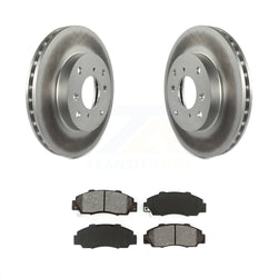 Front Coated Disc Brake Rotors And Semi-Metallic Pads Kit For 1993-1994 Honda Prelude VTEC KGS-100203