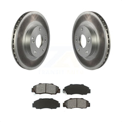 Front Coated Disc Brake Rotors And Semi-Metallic Pads Kit For 1998-2002 Honda Accord 3.0L KGS-100206