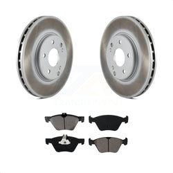 Front Coated Disc Brake Rotors And Semi-Metallic Pads Kit For Mercedes-Benz E320 Chrysler Crossfire CLK320 CLK430 E430 SLK320 E300 KGS-100212
