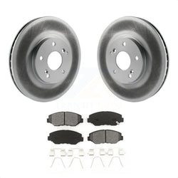 Front Coated Disc Brake Rotors And Semi-Metallic Pads Kit For Honda Pilot Accord KGS-100221