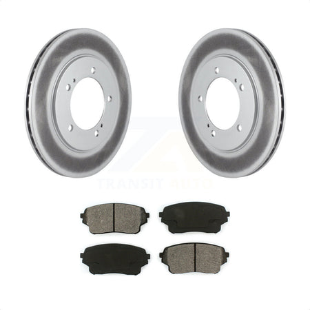 Front Coated Disc Brake Rotors And Semi-Metallic Pads Kit For Suzuki XL-7 Grand Vitara KGS-100230 by Transit Auto