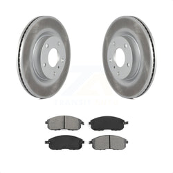 Front Coated Disc Brake Rotors And Semi-Metallic Pads Kit For Infiniti G35 Nissan 350Z INFINITI KGS-100275