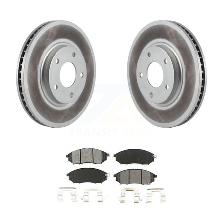 Front Coated Disc Brake Rotors And Semi-Metallic Pads Kit For Infiniti Q45 M45 INFINITI KGS-100278 by Transit Auto