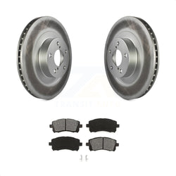Front Coated Disc Brake Rotors And Semi-Metallic Pads Kit For Subaru Outback Impreza Legacy KGS-100282