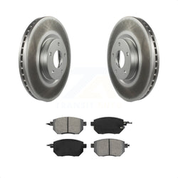 Front Coated Disc Brake Rotors And Semi-Metallic Pads Kit For Nissan Altima Murano Maxima Infiniti FX35 FX45 INFINITI KGS-100292