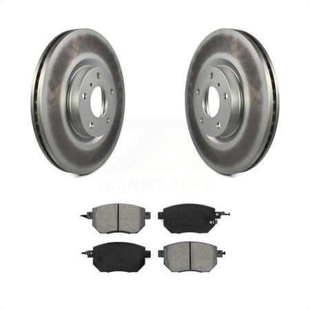 Front Coated Disc Brake Rotors And Semi-Metallic Pads Kit For Nissan Murano Altima Maxima KGS-100305 by Transit Auto