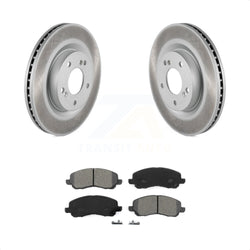 Front Coated Disc Brake Rotors And Semi-Metallic Pads Kit For Mitsubishi Galant Eclipse KGS-100341