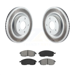 Front Coated Disc Brake Rotors And Semi-Metallic Pads Kit For Nissan Altima KGS-100380