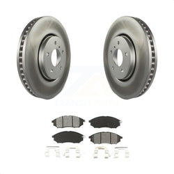 Front Coated Disc Brake Rotors And Semi-Metallic Pads Kit For Infiniti FX35 FX37 QX70 FX45 INFINITI KGS-100382
