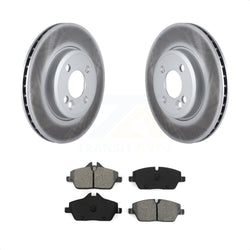 Front Coated Disc Brake Rotors And Semi-Metallic Pads Kit For Mini Cooper KGS-100393