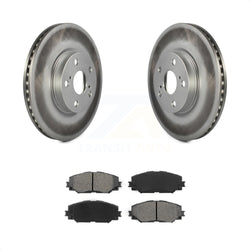 Front Coated Disc Brake Rotors And Semi-Metallic Pads Kit For Toyota Corolla Scion xD Matrix Pontiac Vibe KGS-100396