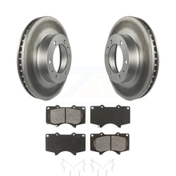 Front Coated Disc Brake Rotors And Semi-Metallic Pads Kit For Toyota Tacoma 4Runner FJ Cruiser KGS-100415