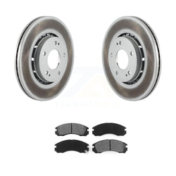 Front Coated Disc Brake Rotors And Semi-Metallic Pads Kit For Mitsubishi Lancer KGS-100459