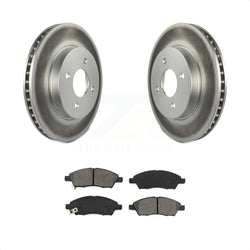 Front Coated Disc Brake Rotors And Semi-Metallic Pads Kit For Nissan Versa Note Micra KGS-100469