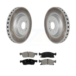 Front Coated Disc Brake Rotors And Semi-Metallic Pads Kit For Mercedes-Benz ML350 GLE350 ML250 GLE300d KGS-100471