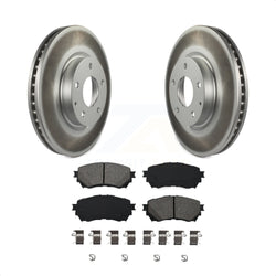 Front Coated Disc Brake Rotors And Semi-Metallic Pads Kit For Mazda 6 KGS-100478