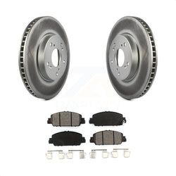 Front Coated Disc Brake Rotors And Semi-Metallic Pads Kit For Honda Accord KGS-100480