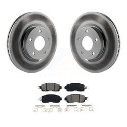Front Coated Disc Brake Rotors And Semi-Metallic Pads Kit For Nissan Altima KGS-100503