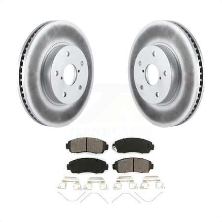 Front Coated Disc Brake Rotors And Semi-Metallic Pads Kit For 2016-2019 Subaru Legacy 2.5L KGS-100506 by Transit Auto