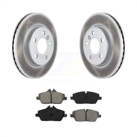 Front Coated Disc Brake Rotors And Semi-Metallic Pads Kit For Mini Cooper KGS-100511 by Transit Auto