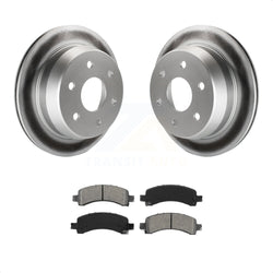 Rear Coated Disc Brake Rotors And Semi-Metallic Pads Kit For 2002-2002 Chevrolet Suburban 1500 Avalanche KGS-101126
