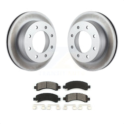 Rear Coated Disc Brake Rotors And Semi-Metallic Pads Kit For Chevrolet Express 2500 GMC 3500 Savana KGS-101130