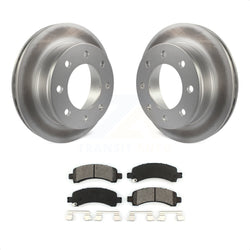 Rear Coated Disc Brake Rotors And Semi-Metallic Pads Kit For Chevrolet Express 3500 2500 GMC Savana KGS-101149