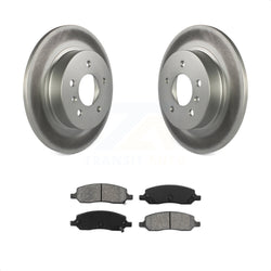 Rear Coated Disc Brake Rotors And Semi-Metallic Pads Kit For 2006-2011 Buick Lucerne Cadillac DTS KGS-101150