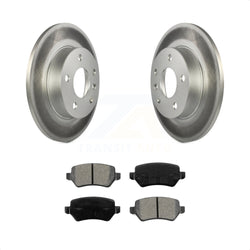 Rear Coated Disc Brake Rotors And Semi-Metallic Pads Kit For 2008-2009 Saturn Astra KGS-101157