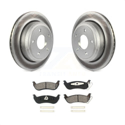 Rear Coated Disc Brake Rotors And Semi-Metallic Pads Kit For Ford Ranger Mazda B2300 B4000 KGS-101210