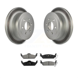 Rear Coated Disc Brake Rotors And Semi-Metallic Pads Kit For 2003-2004 Dodge Dakota KGS-101234