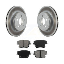 Rear Coated Disc Brake Rotors And Semi-Metallic Pads Kit For Dodge Charger Chrysler 300 Challenger Magnum KGS-101237