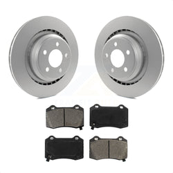Rear Coated Disc Brake Rotors And Semi-Metallic Pads Kit For Dodge Charger Chrysler 300 Challenger Magnum KGS-101239