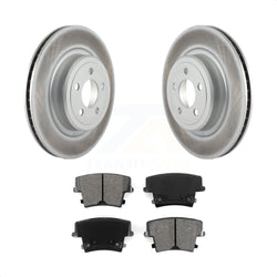 Rear Coated Disc Brake Rotors And Semi-Metallic Pads Kit For Dodge Charger Magnum KGS-101241