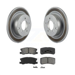 Rear Coated Disc Brake Rotors And Semi-Metallic Pads Kit For Jeep Patriot Dodge Chrysler Compass Avenger 200 Mitsubishi Sebring Lancer Caliber Outlander Sport RVR KGS-101245