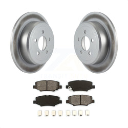Rear Coated Disc Brake Rotors And Semi-Metallic Pads Kit For Jeep Liberty Dodge Nitro KGS-101246