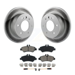 Rear Coated Disc Brake Rotors And Semi-Metallic Pads Kit For Sprinter 2500 Mercedes-Benz Dodge Freightliner 3500 KGS-101248