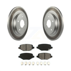 Rear Coated Disc Brake Rotors And Semi-Metallic Pads Kit For Dodge Grand Caravan Chrysler Town & Country Journey Ram C/V Volkswagen Routan KGS-101251